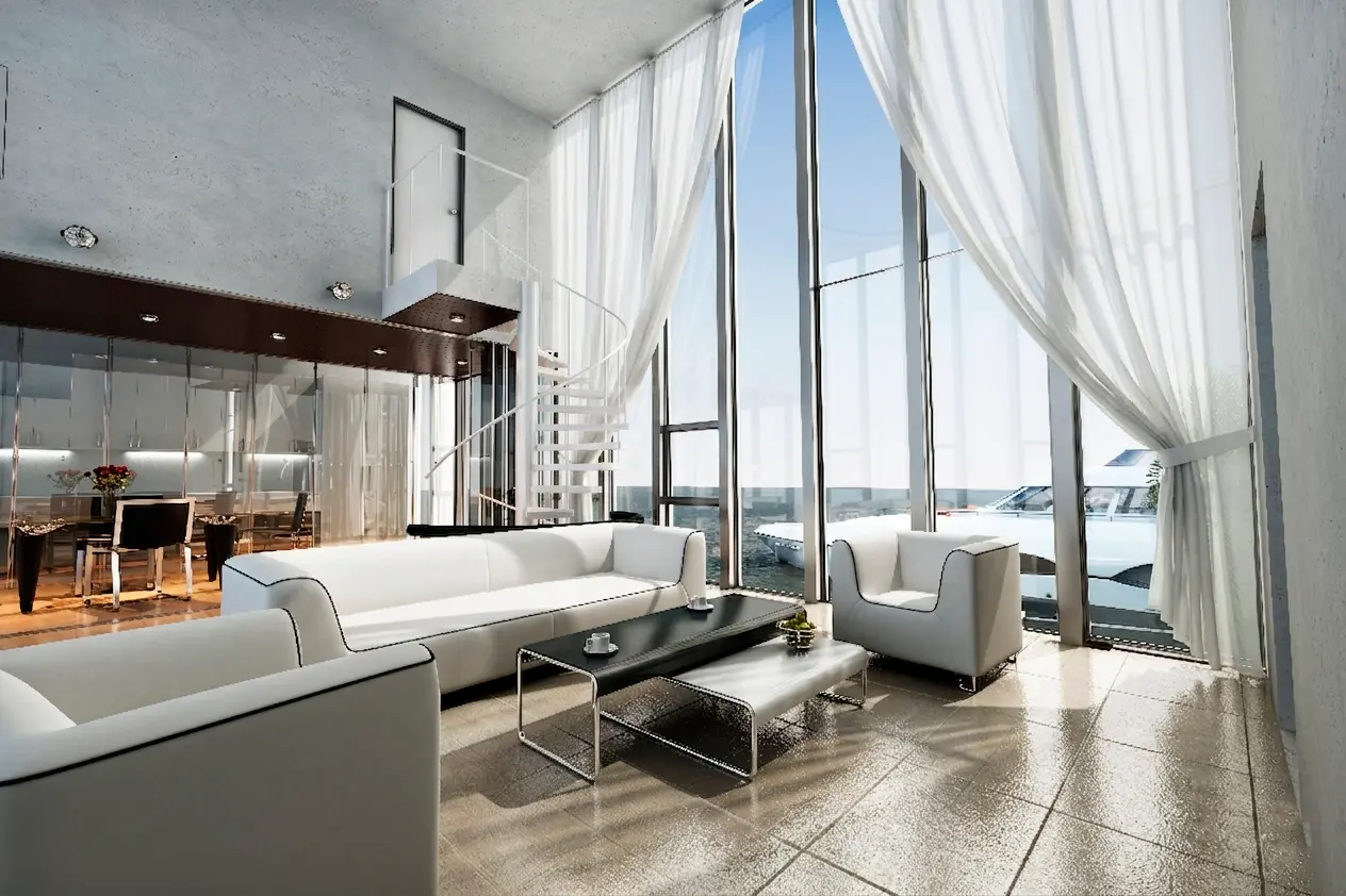 cortinas de una sala